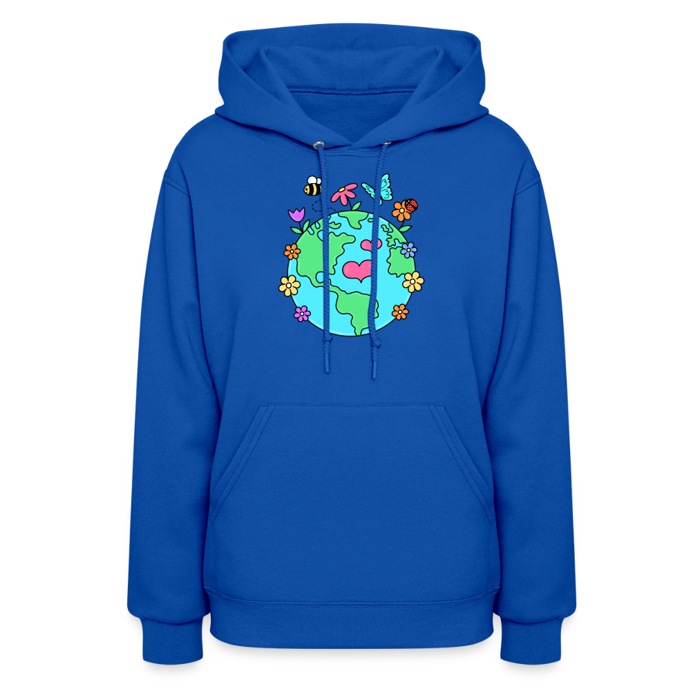 Beautiful Earth Women's Hoodie - royal blue