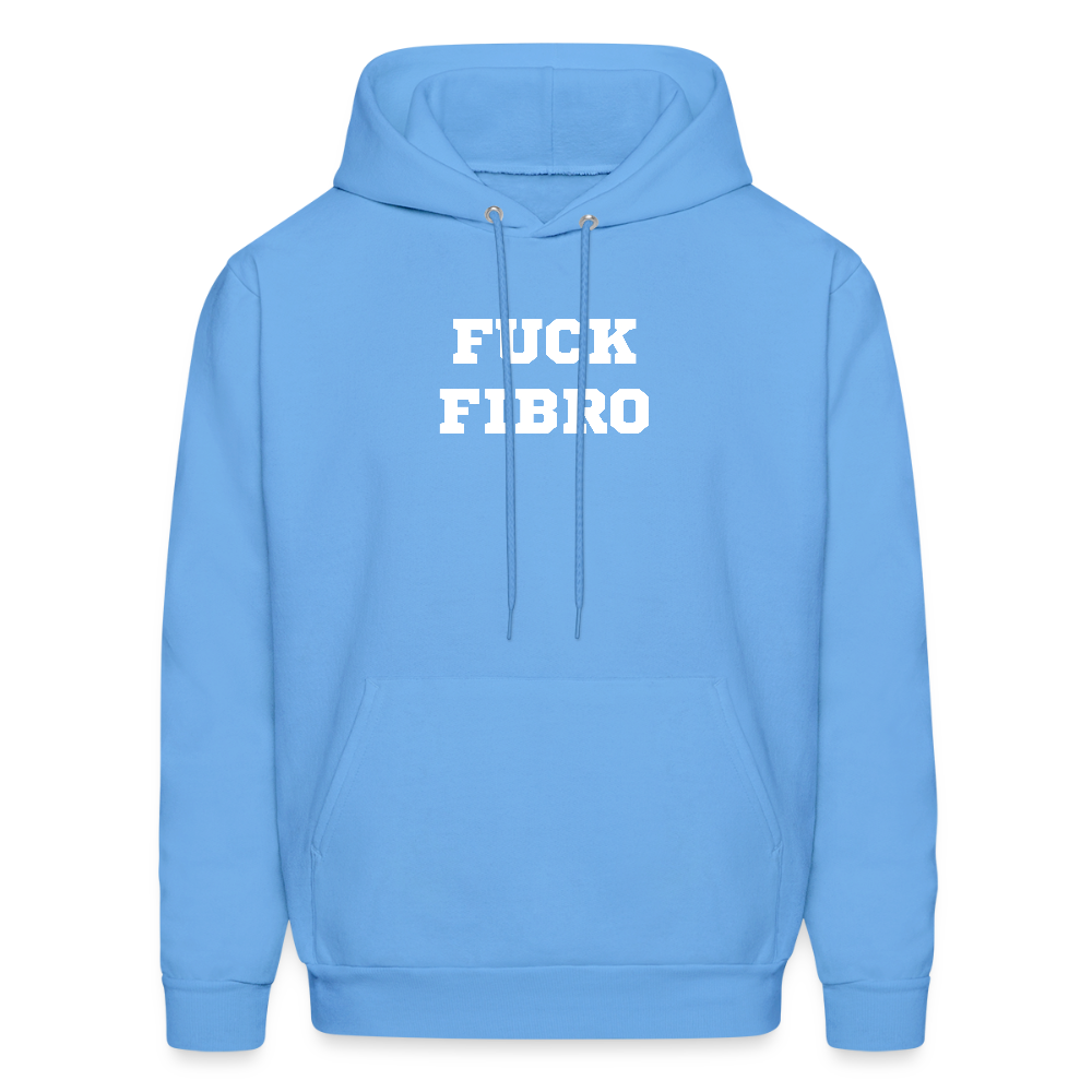 “Fuck Fibro” Men’s Hoodie - carolina blue