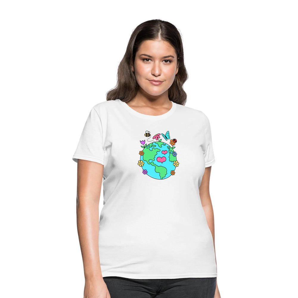 Beautiful Earth Women's T-Shirt - white