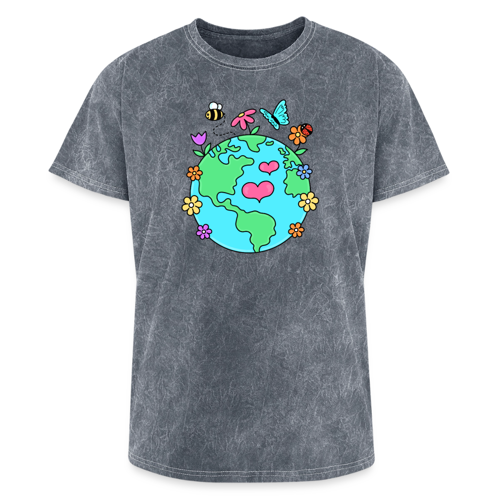 Beautiful Earth Washed Unisex T-Shirt - mineral grey