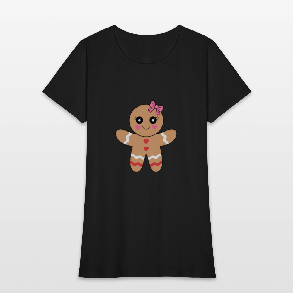 Gingerbread girl Women's T-Shirt - black