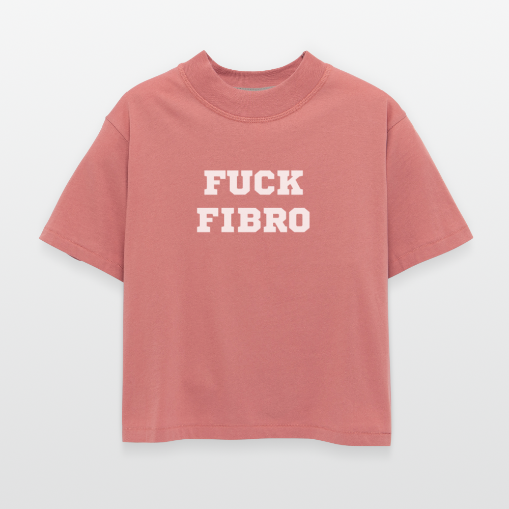 “Fuck Fibro” Women’s Boxy tee - mauve