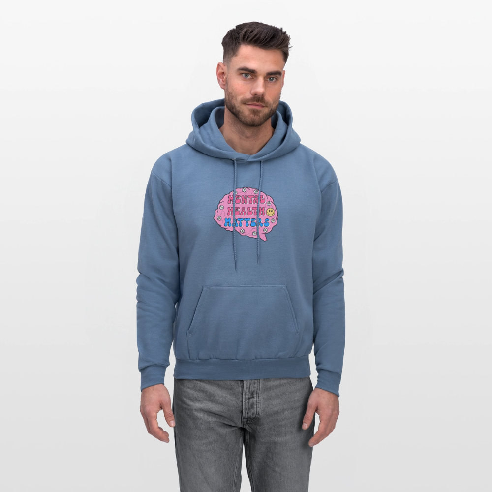 Mental Health Matters Men's Hoodie - denim blue