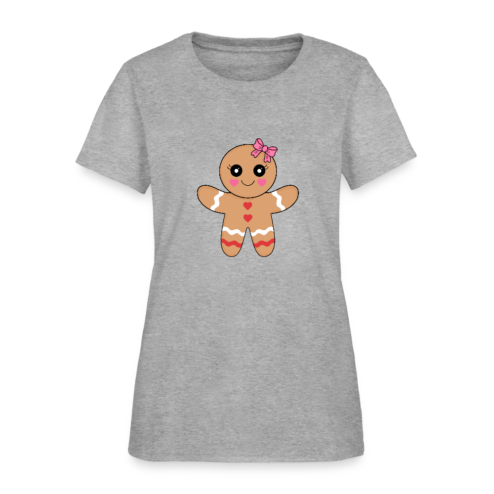 Gingerbread girl Women's T-Shirt - heather gray