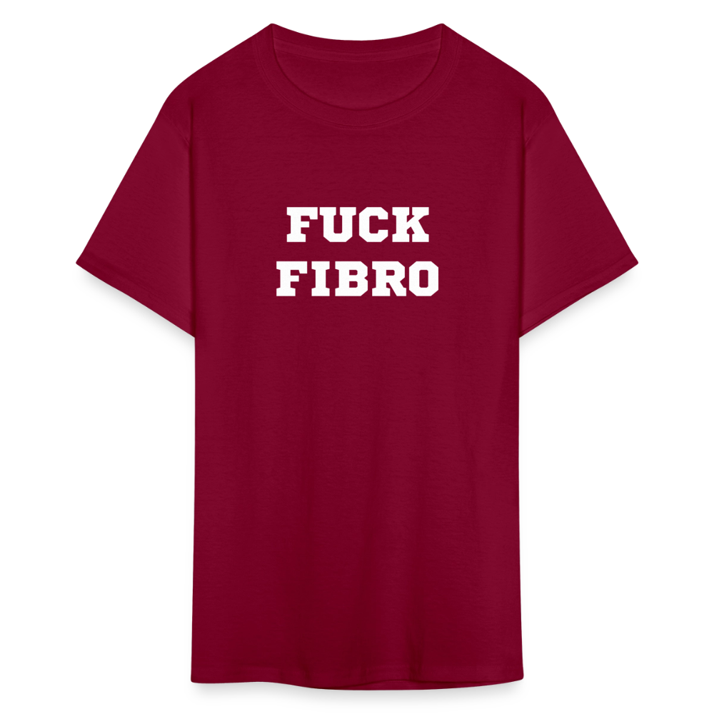 “Fuck Fibro” Unisex Classic T-Shirt - burgundy
