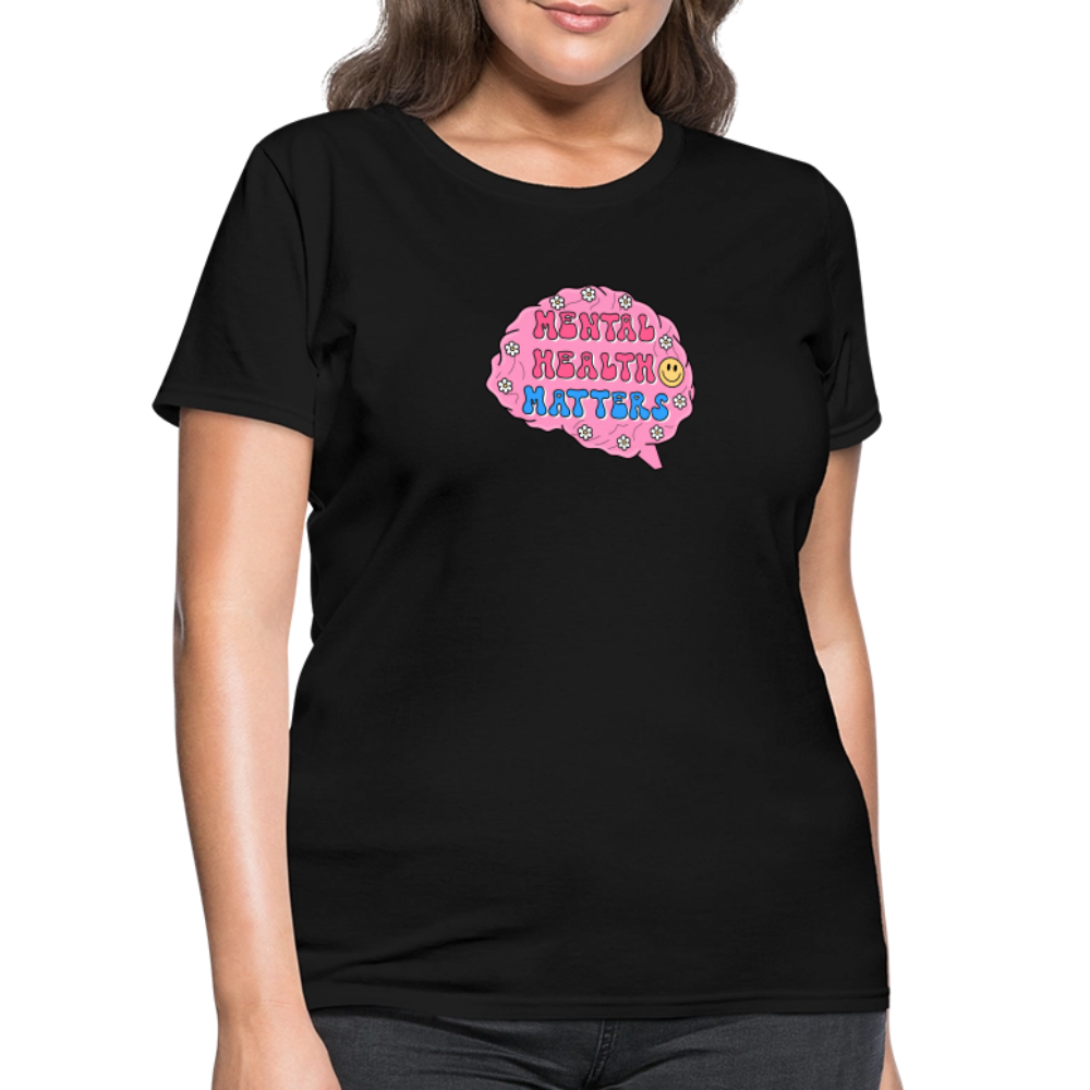 Mental Health Matters Women's T-Shirt - black
