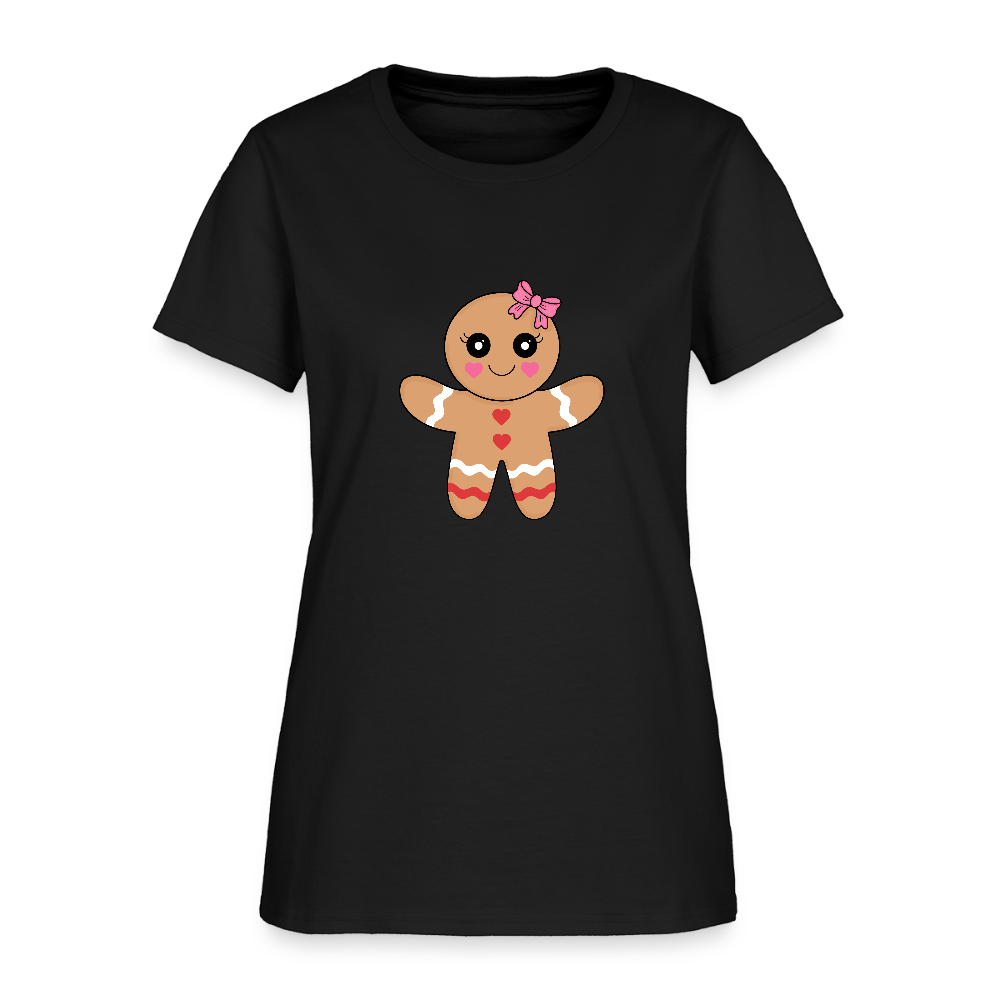 Gingerbread girl Women's T-Shirt - black
