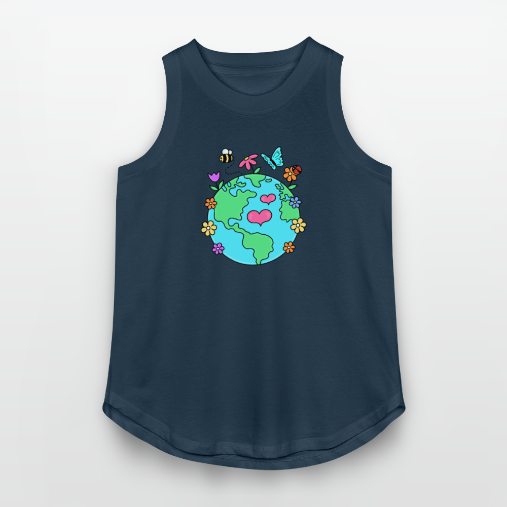 Beautiful Earth Women's Relaxed Tank Top - denim