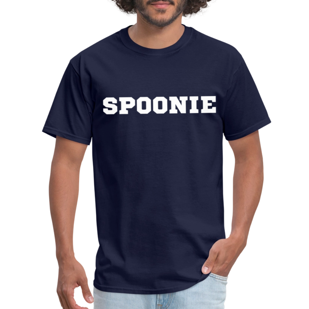 “Spoonie” Unisex Classic T-Shirt - navy
