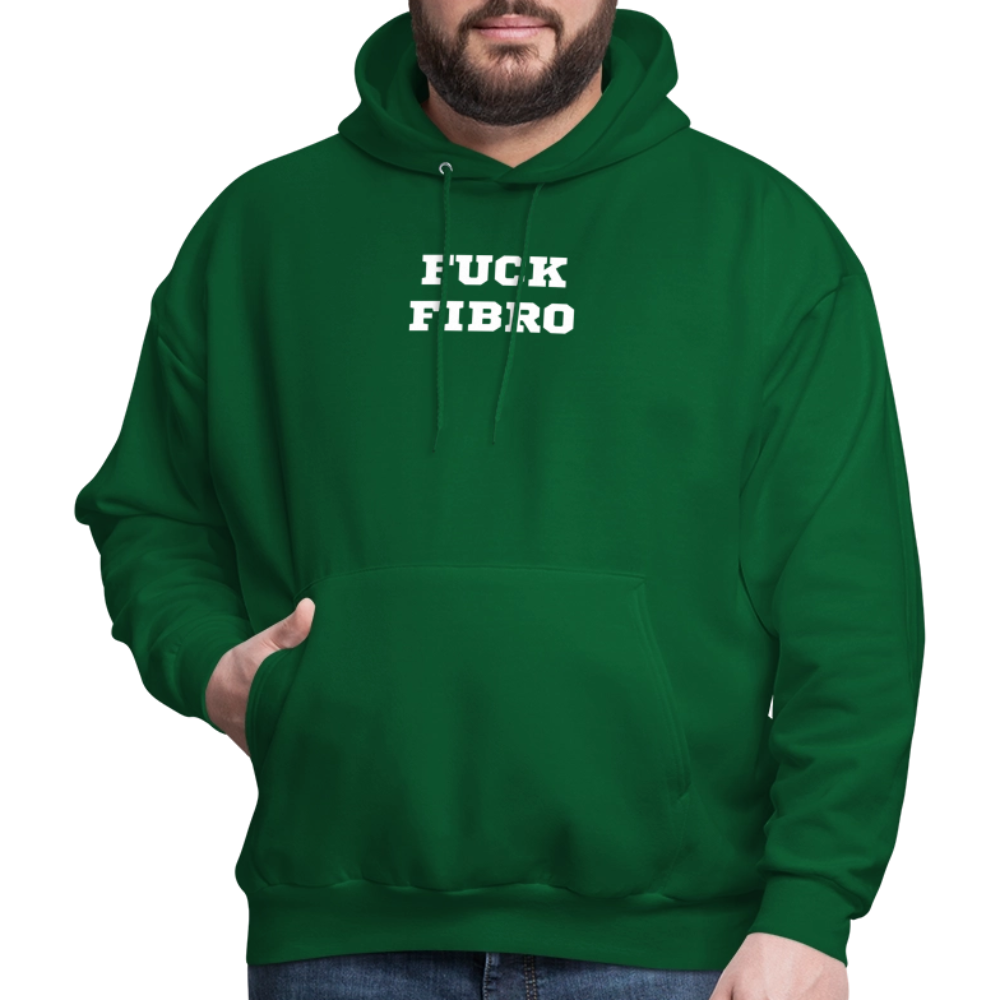 “Fuck Fibro” Men’s Hoodie - forest green