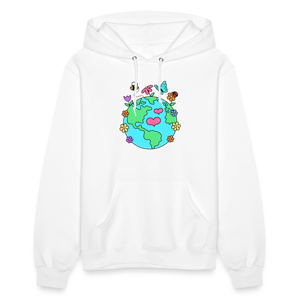 Beautiful Earth Women's Hoodie - white