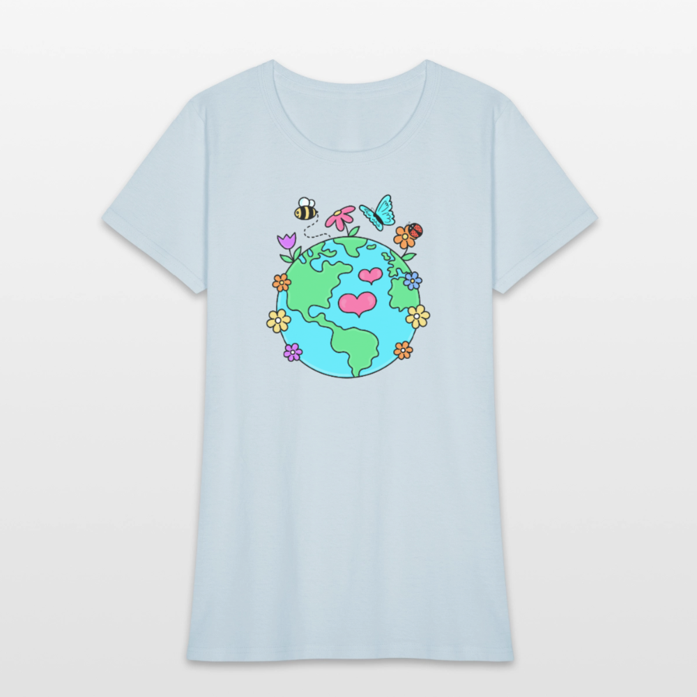 Beautiful Earth Women's T-Shirt - light blue