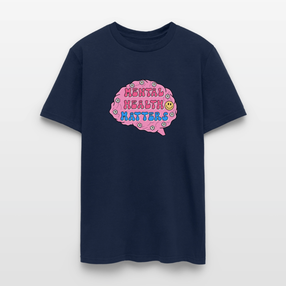 Mental Health Matters Men's T-Shirt | GILDAN 5000 - navy