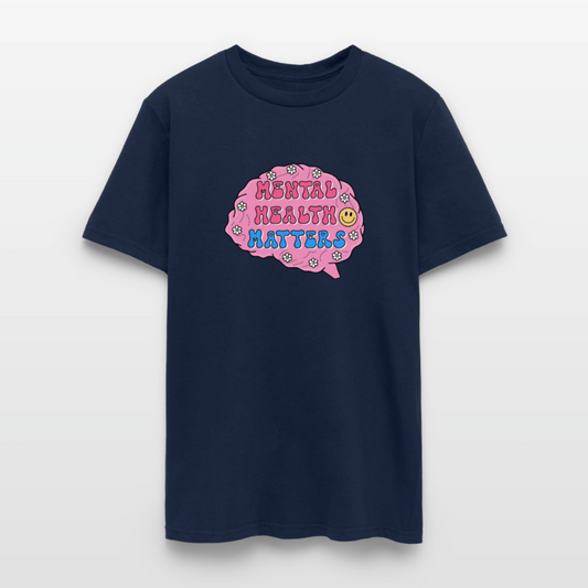 Mental Health Matters Men's T-Shirt | GILDAN 5000 - navy