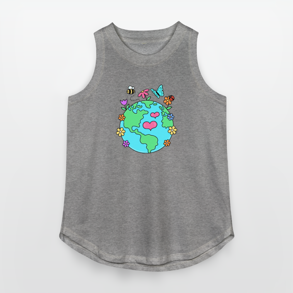 Beautiful Earth Women's Relaxed Tank Top - granite heather 