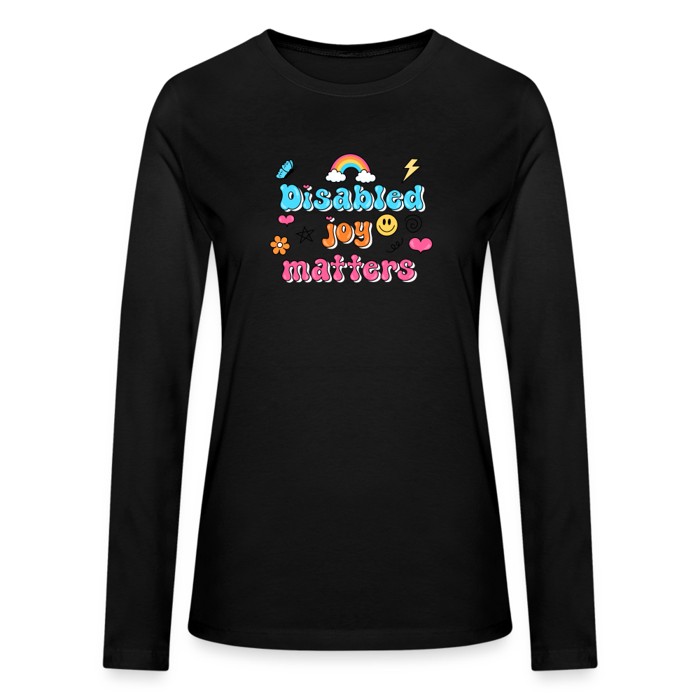 Disabled Joy Matters Long Sleeve T-Shirt - black