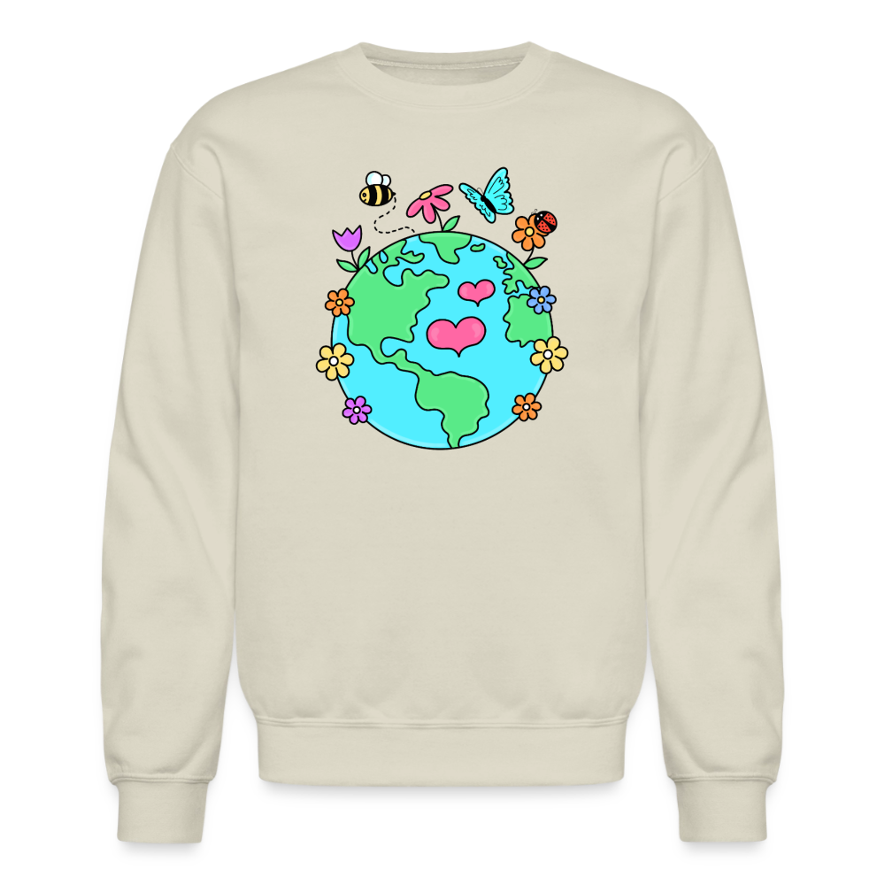 Beautiful earth Crewneck Sweatshirt - Sand