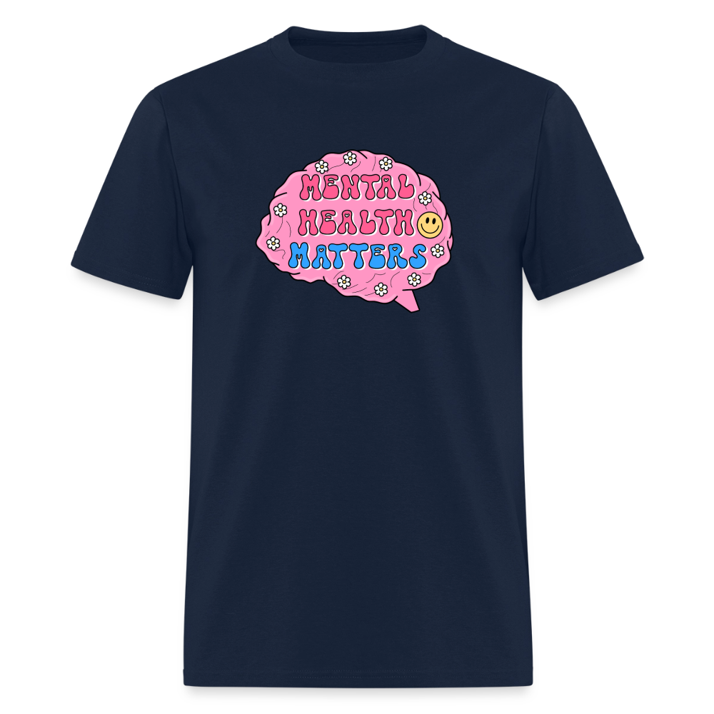 Mental Health Matters Men's T-Shirt | GILDAN 5000 - navy