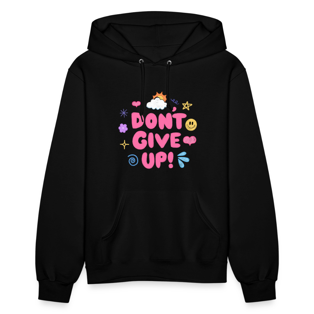 Don’t give up Women's Hoodie - black