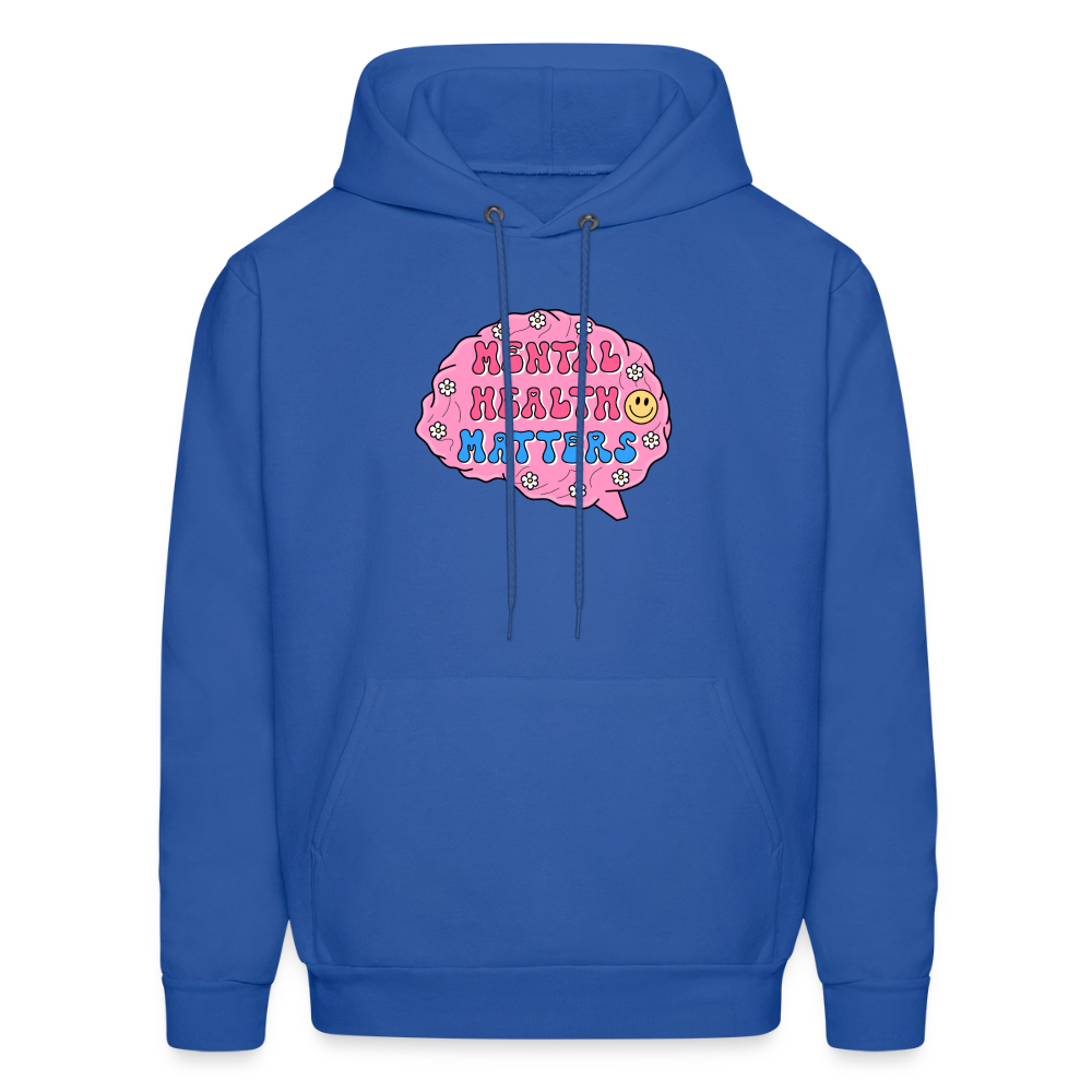 Mental Health Matters Men's Hoodie - royal blue