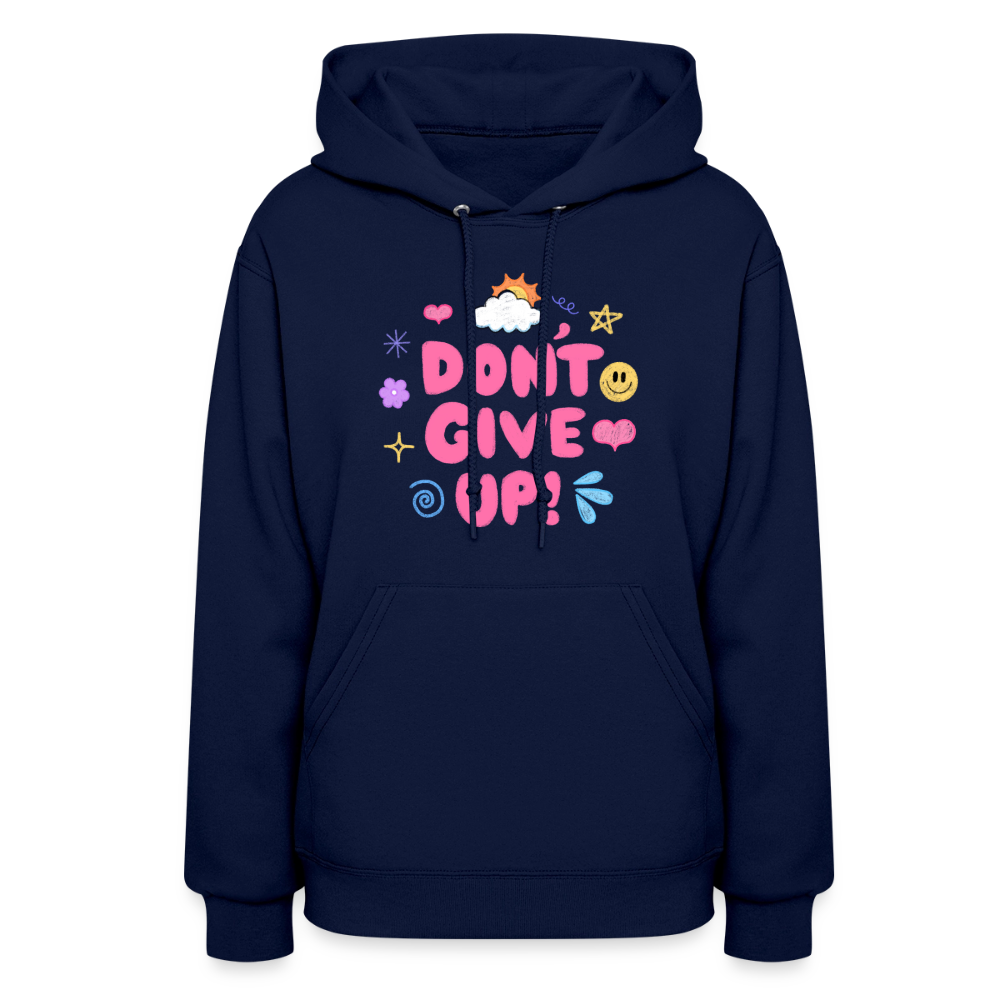 Don’t give up Women's Hoodie - navy