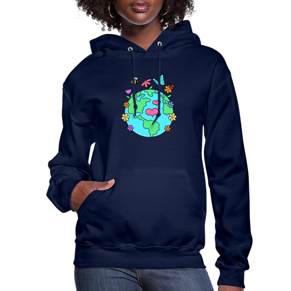 Beautiful Earth Women's Hoodie - navy