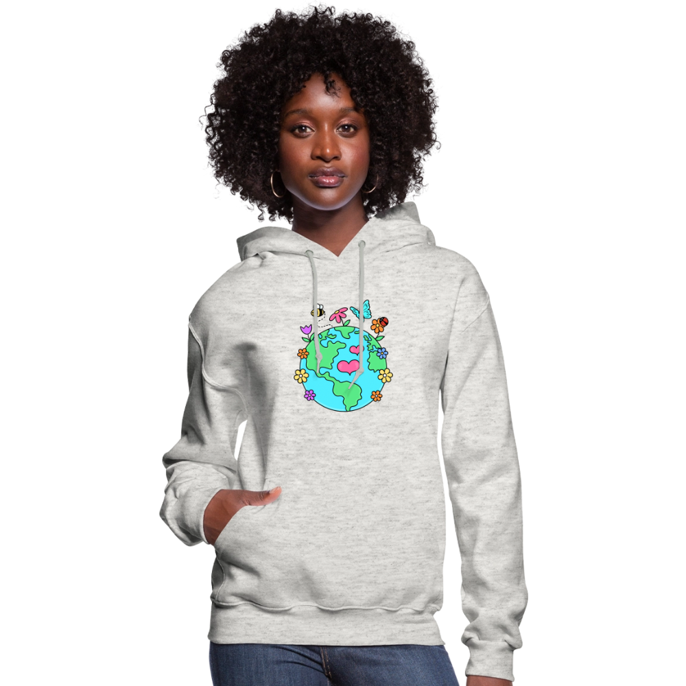 Beautiful Earth Women's Hoodie - heather oatmeal
