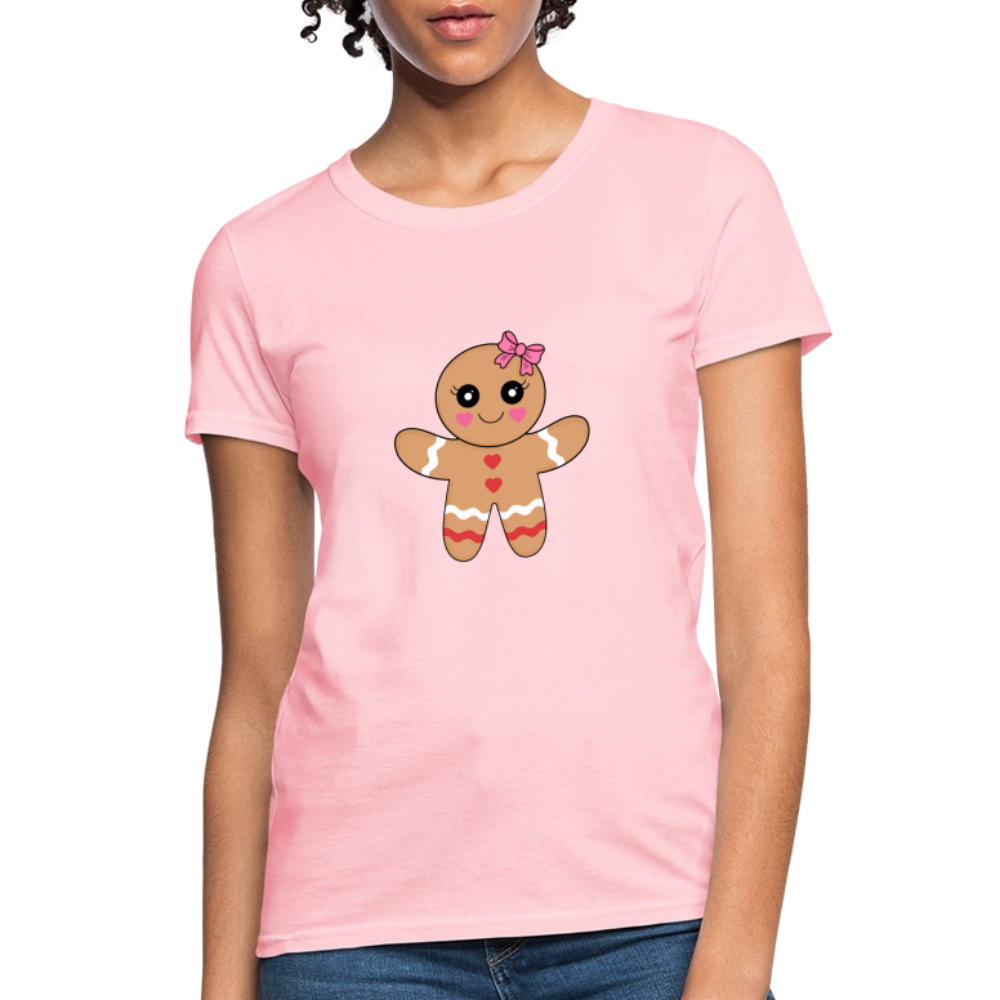 Gingerbread girl Women's T-Shirt - pink