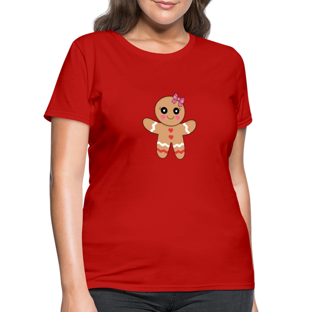 Gingerbread girl Women's T-Shirt - red