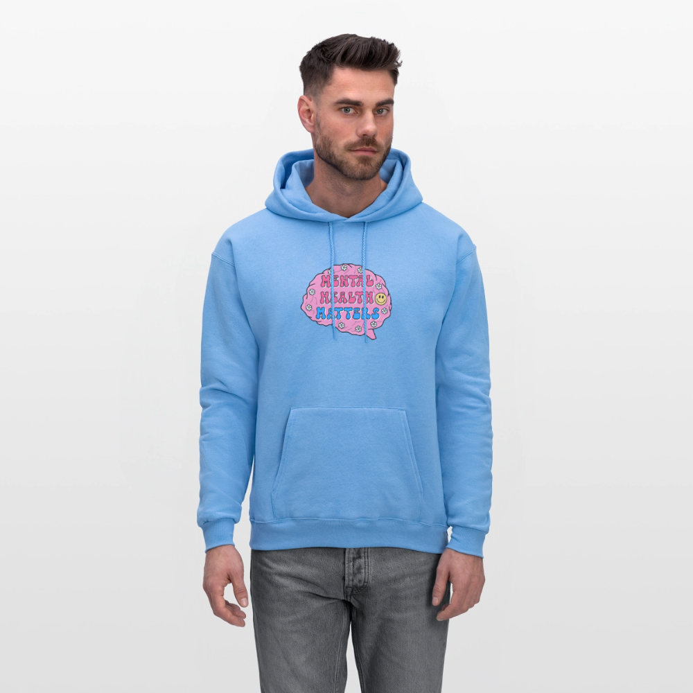 Mental Health Matters Men's Hoodie - carolina blue