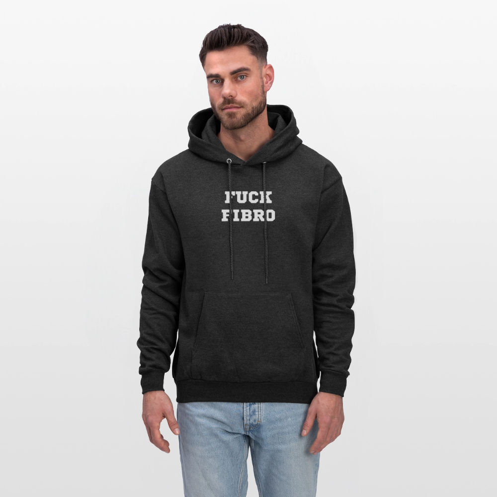 “Fuck Fibro” Men’s Hoodie - charcoal grey