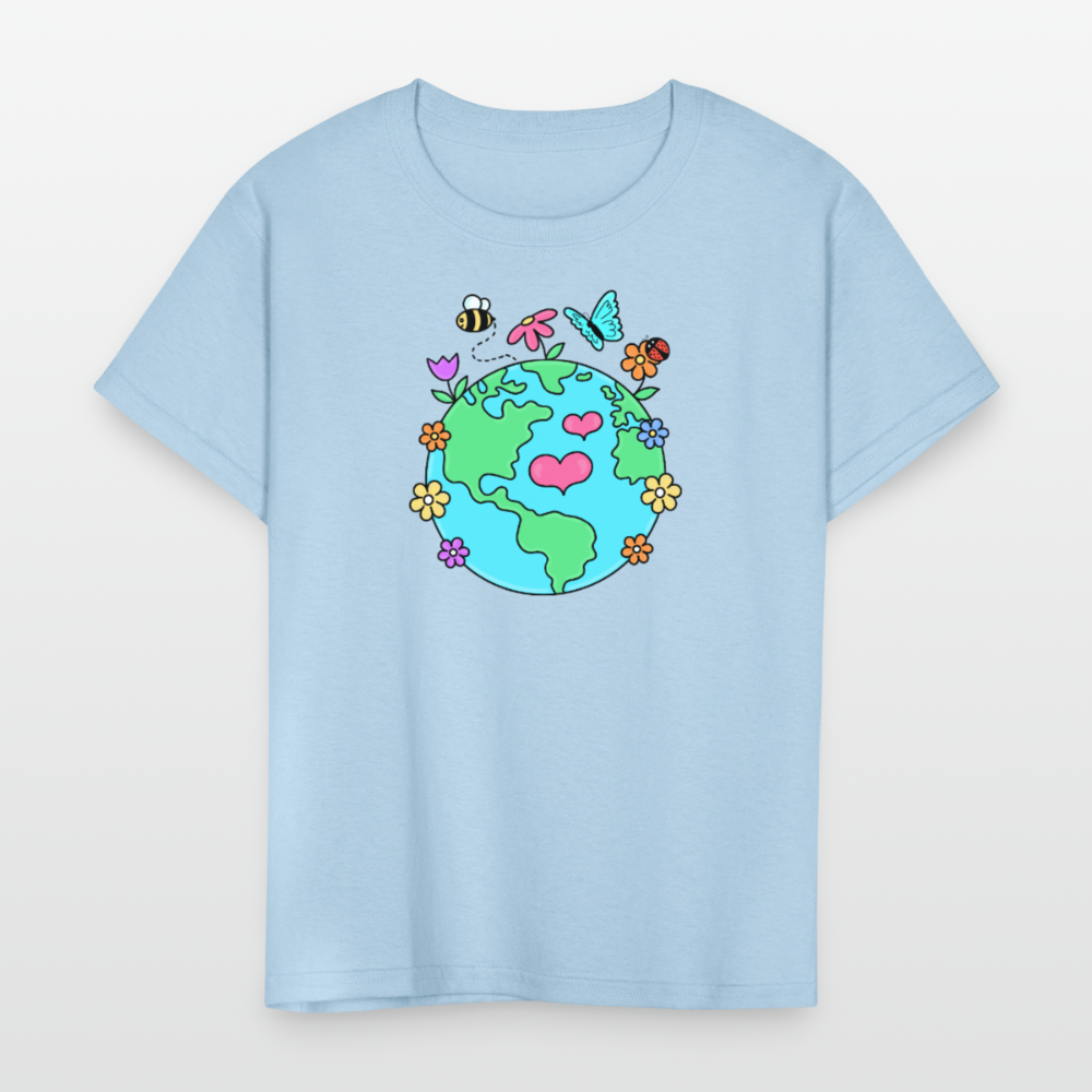 Beautiful earth Kids' T-Shirt - powder blue