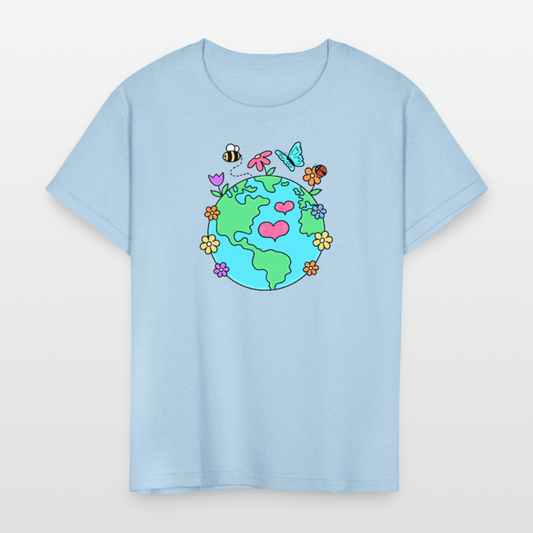 Beautiful earth Kids' T-Shirt - powder blue