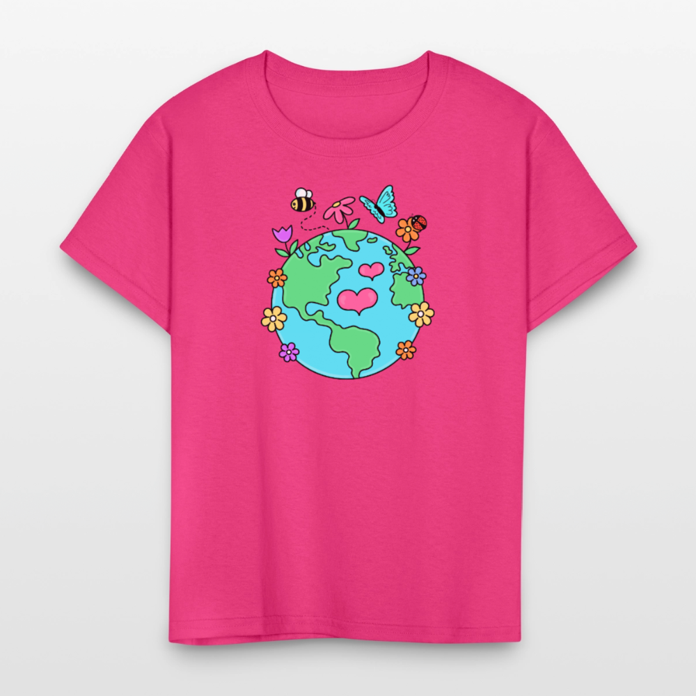 Beautiful earth Kids' T-Shirt - fuchsia