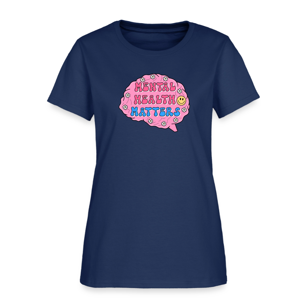 Mental Health Matters Women's T-Shirt -  blue dusk