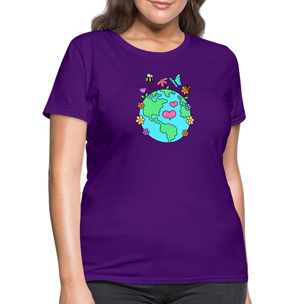Beautiful Earth Women's T-Shirt - purple