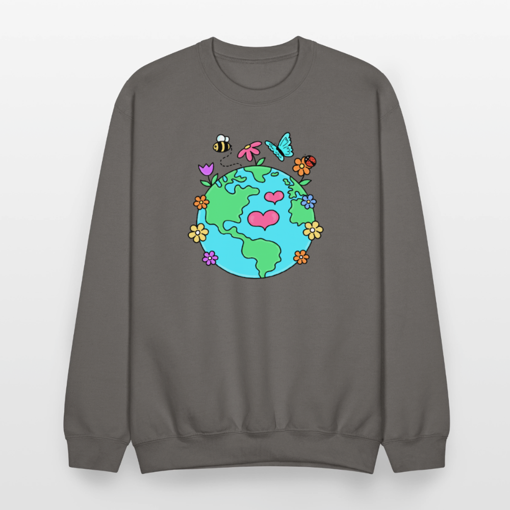 Beautiful earth Crewneck Sweatshirt - asphalt gray