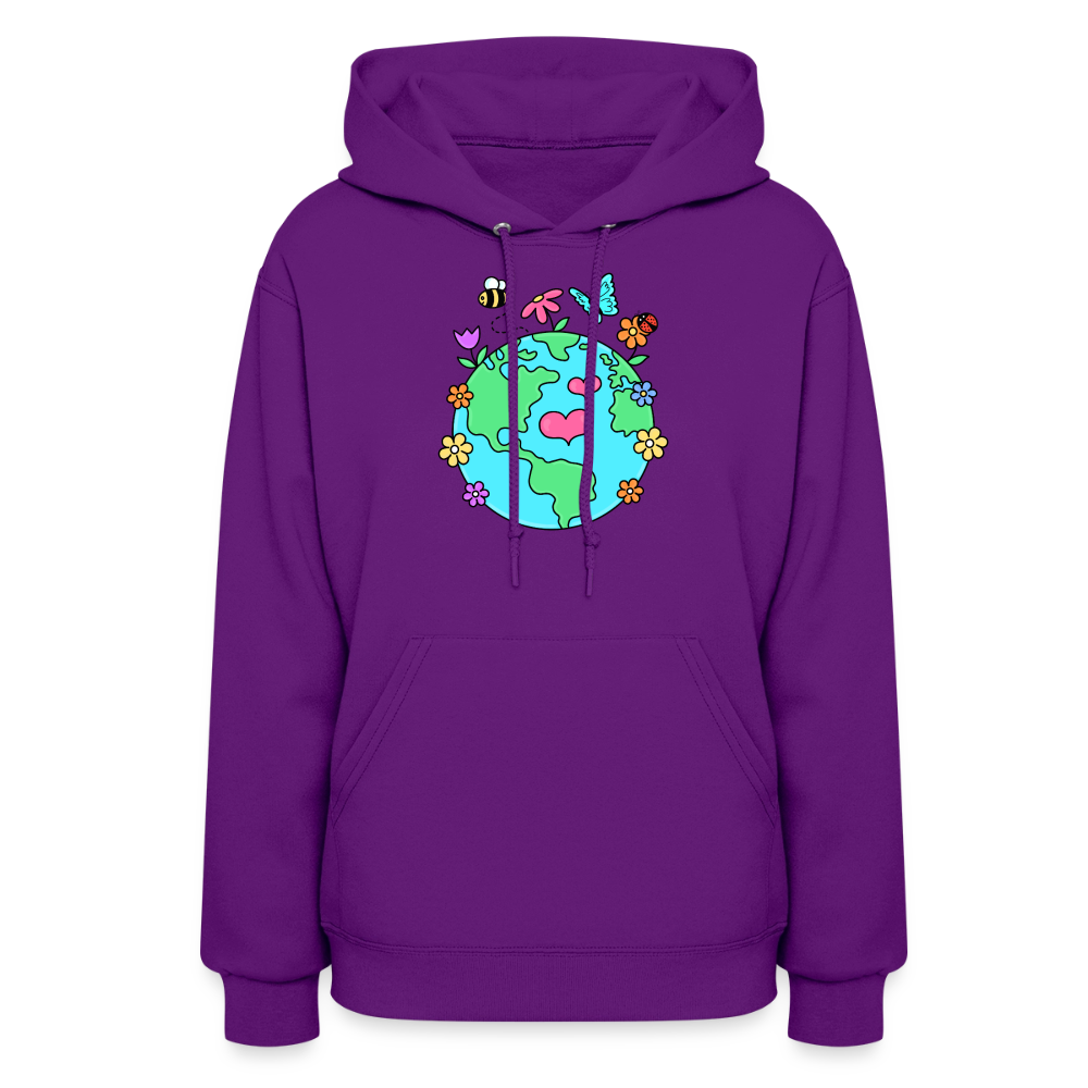 Beautiful Earth Women's Hoodie - purple