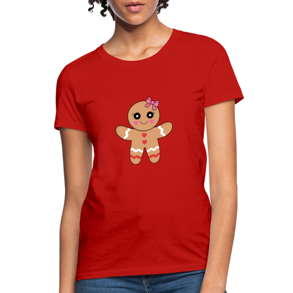 Gingerbread girl Women's T-Shirt - red