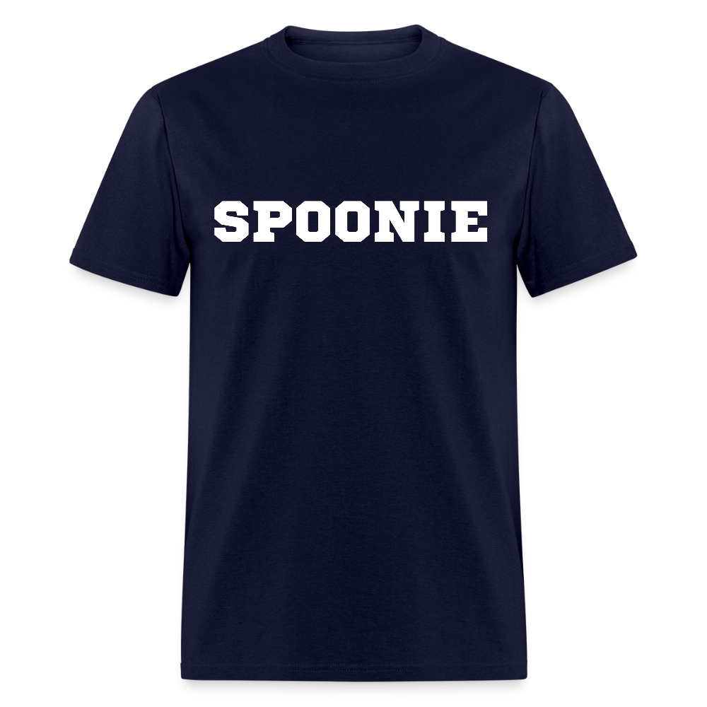 “Spoonie” Unisex Classic T-Shirt - navy