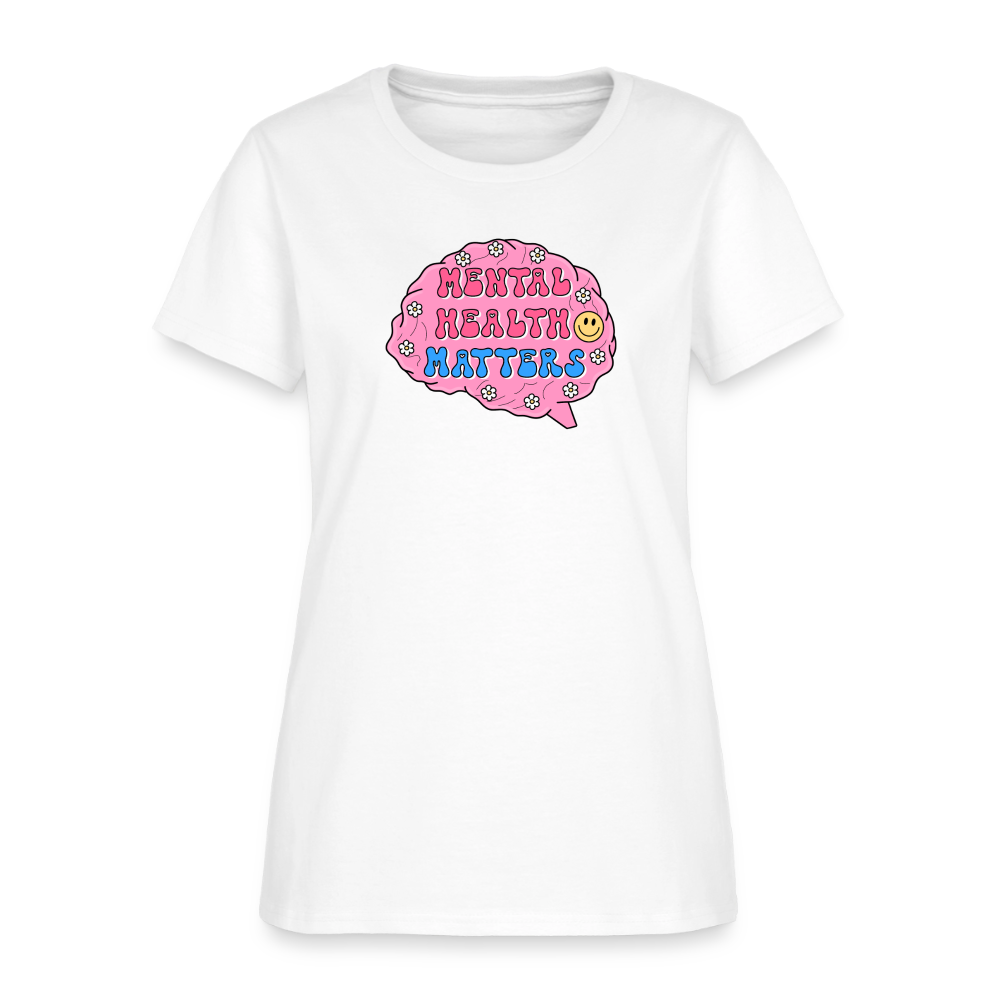 Mental Health Matters Women's T-Shirt - white