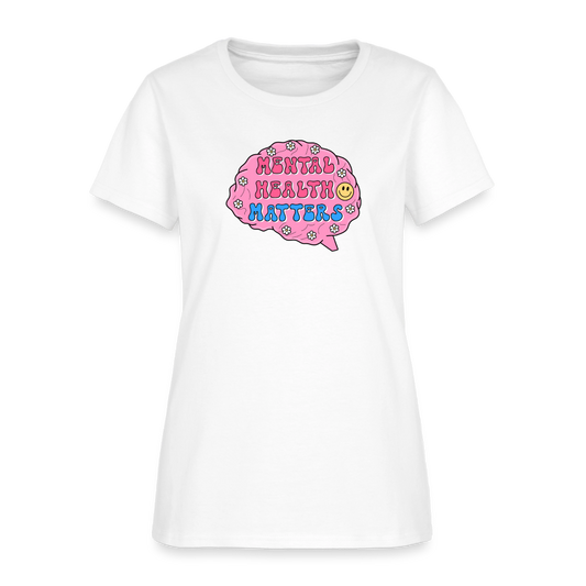 Mental Health Matters Women's T-Shirt - white