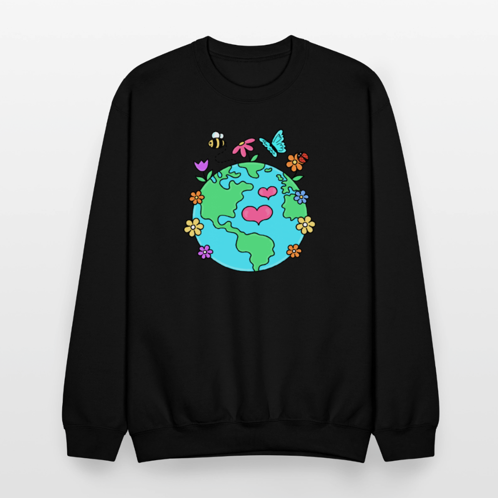 Beautiful earth Crewneck Sweatshirt - black