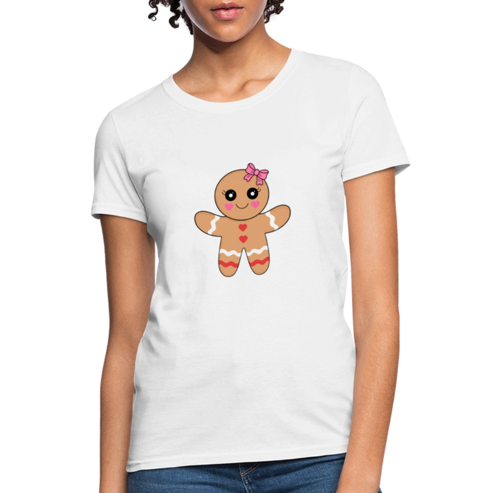 Gingerbread girl Women's T-Shirt - white