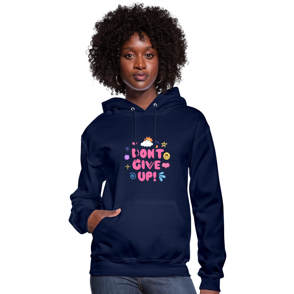Don’t give up Women's Hoodie - navy