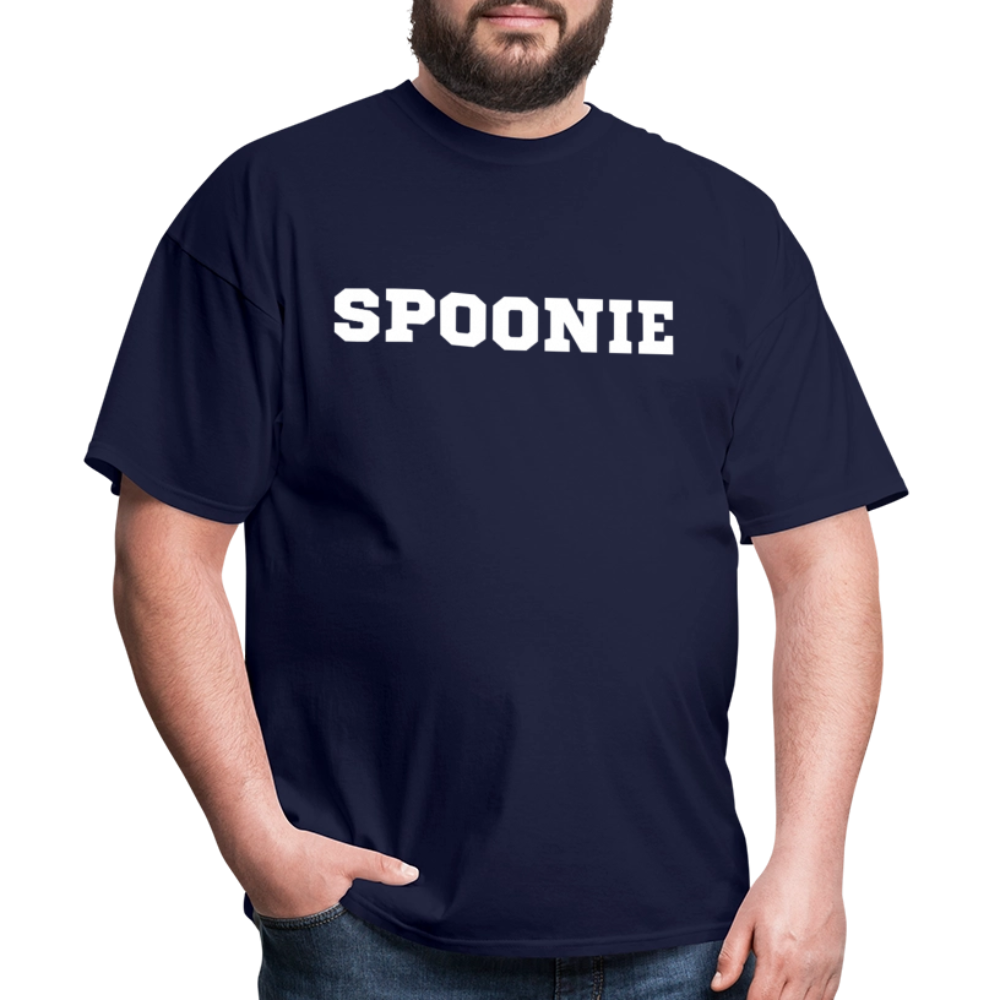 “Spoonie” Unisex Classic T-Shirt - navy