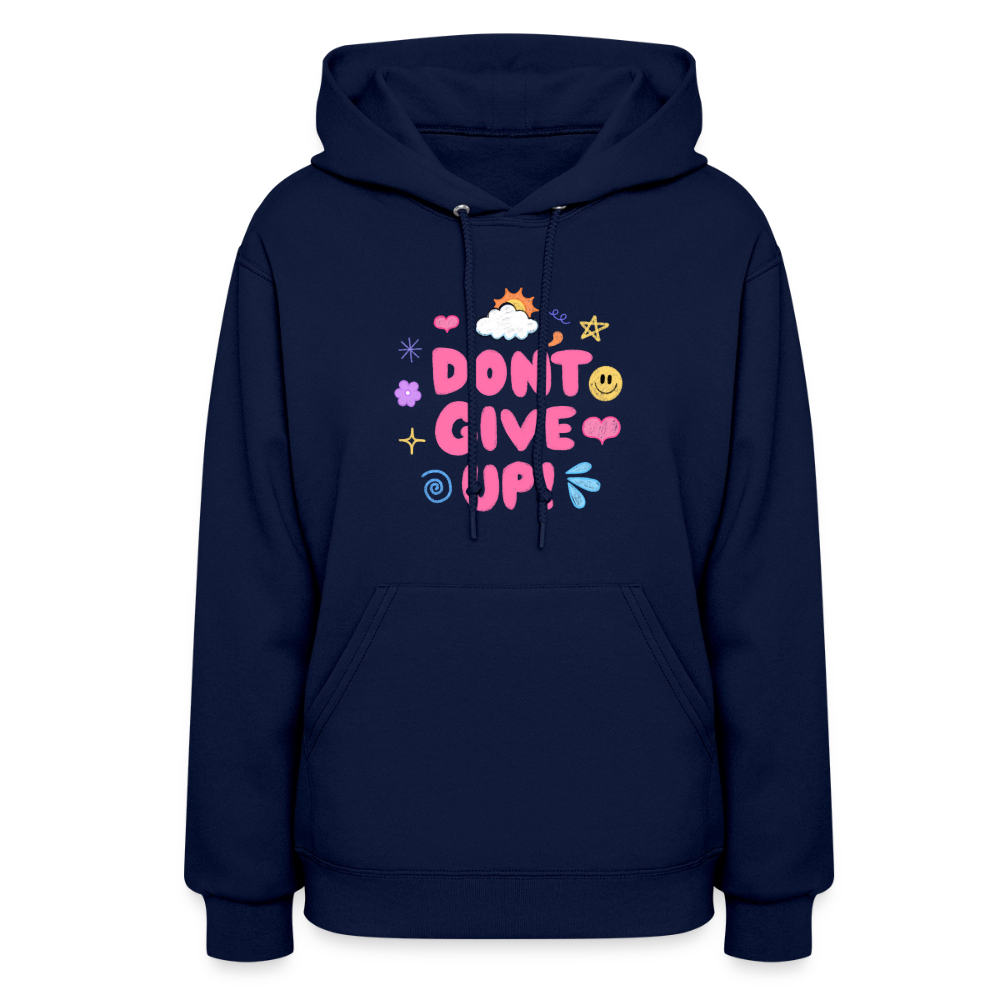 Don’t give up Women's Hoodie - navy