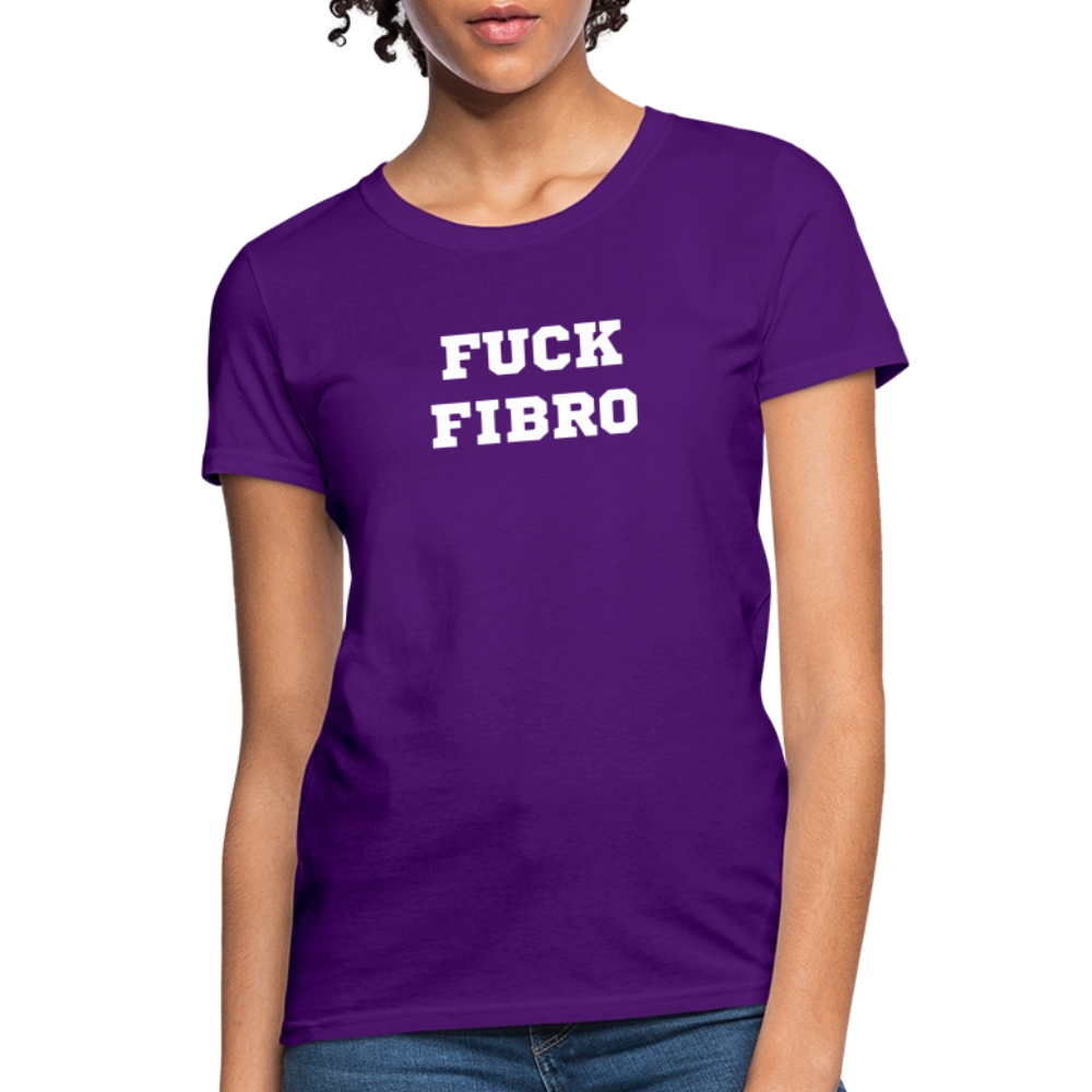 “Fuck Fibro” Women’s T-Shirt - purple