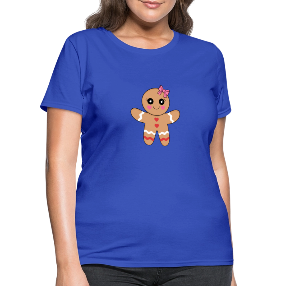 Gingerbread girl Women's T-Shirt - royal blue