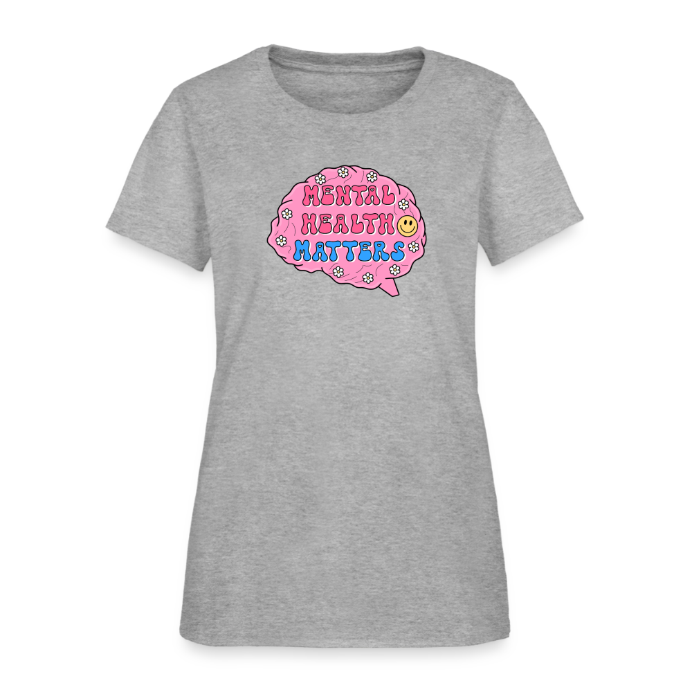 Mental Health Matters Women's T-Shirt - heather gray